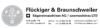 Logo Flückiger & Braunschweiler, Sägereimaschinen AG