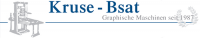 Logo Kruse-Bsat GmbH,Graphische Maschinen