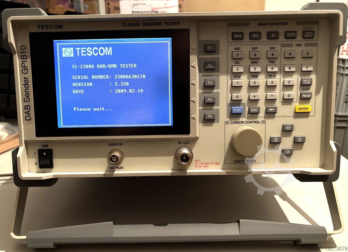 TESCOM TC-2300A - used DAB/DMB Tester for sale