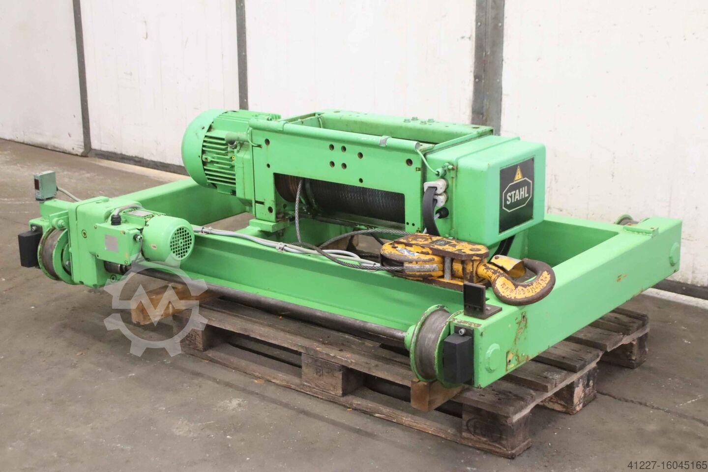 🏷️ Stahl AS 3016-16 2/1 - used Crane chassis with electric wire