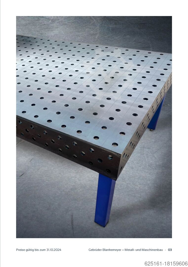 Spartus® Hermes 3D Schweißtisch Lochtisch 1500x1000x200mm Löcher 28mm