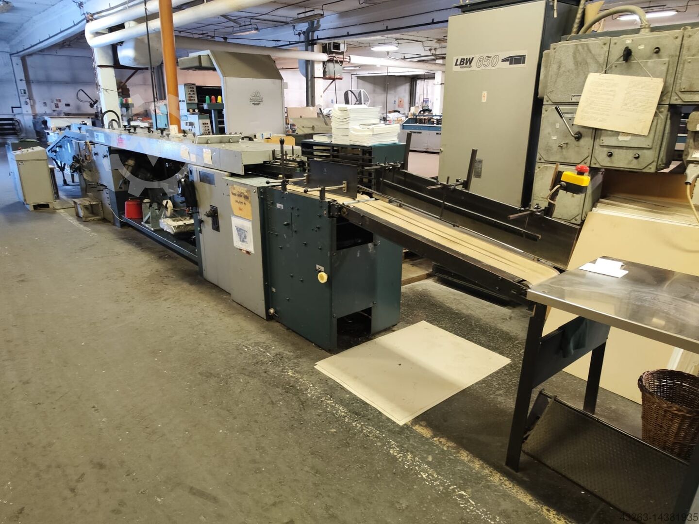 ▷ Used Book Back Lining Machine Polygraph Brehmer LBW 651E for sale 