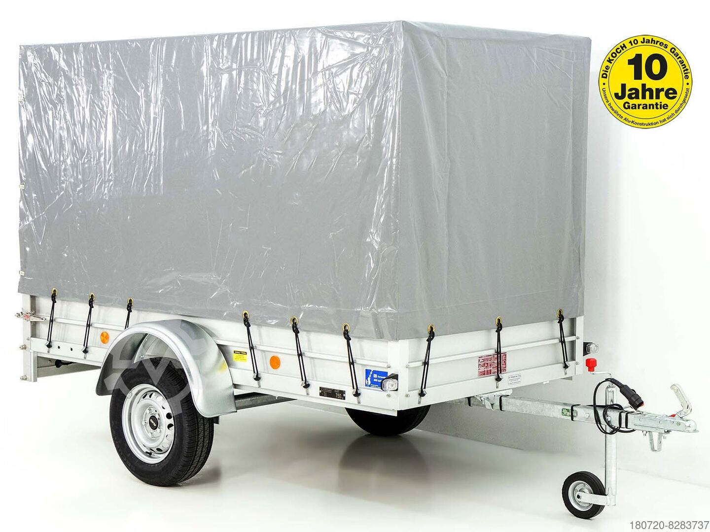 ▷ Used Car trailer Koch Koch TypU4 Anhänger Plane150cm 125x250cm