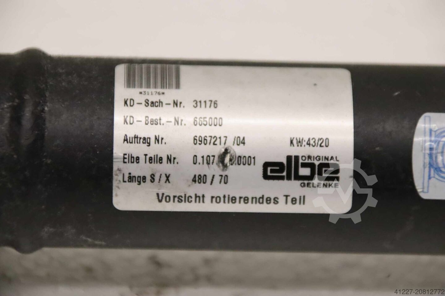 🏷️ Elbe 0.107 S/X 480/70 - used Cardan shaft universal joint for sale