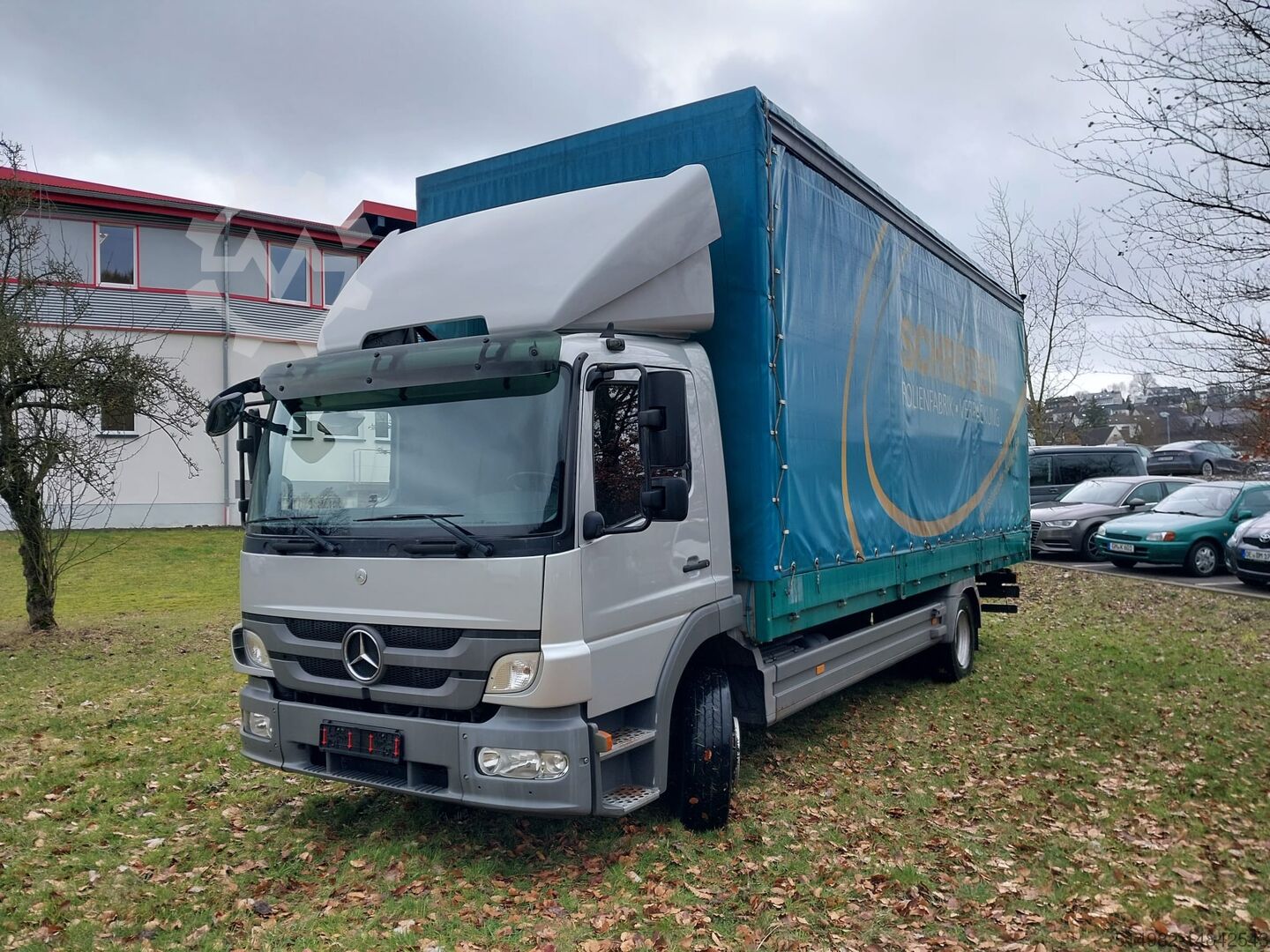 ▷ Used Truck with flatbed & tarpaulin Mercedes-Benz Atego 1224