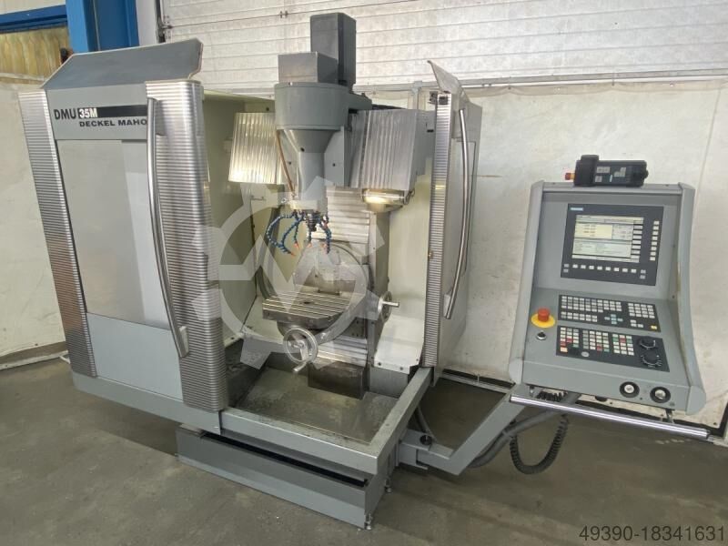 🏷️ DECKEL MAHO DMU 35 M - SIEMENS 810D mit ShopMill - used CNC 3