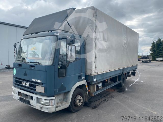 ▷ Used Flatbed + tarpaulin Iveco ML 75E14 Pritsche/Plane/LBW 2.Hand for  sale 