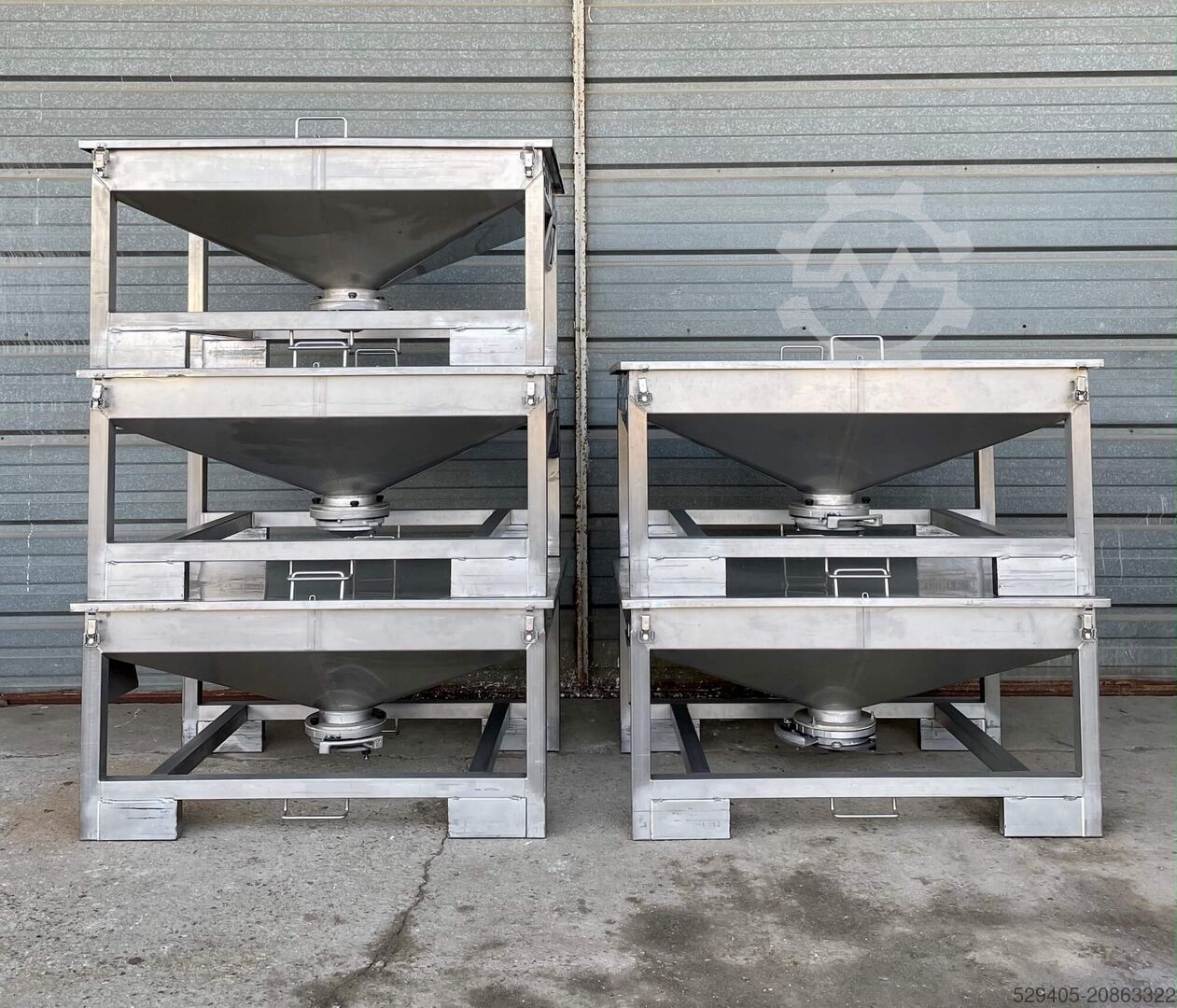CC200L - used 200 L Stainless steel container for sale