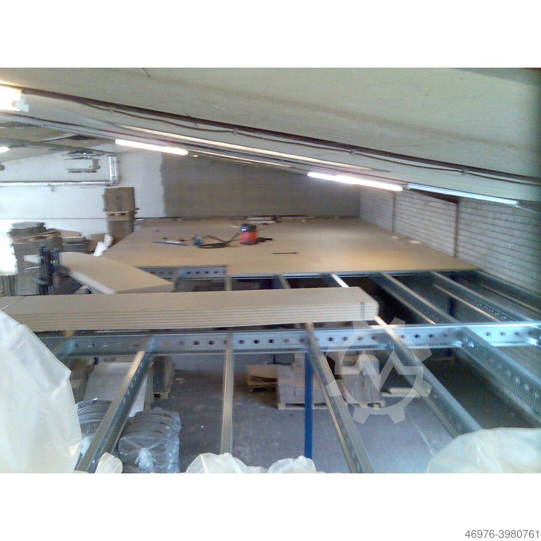 ▷ Used Camp stage bearing stage floor warehouse stage Eingeschossig / 8.000  x 5.000 mm Tragkraft: 500 Kg / m² for sale 