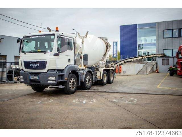 ▷ Used Concrete mixer MAN TGS 32.400 BB STETTER BELT/BAND/TAPIS for sale 