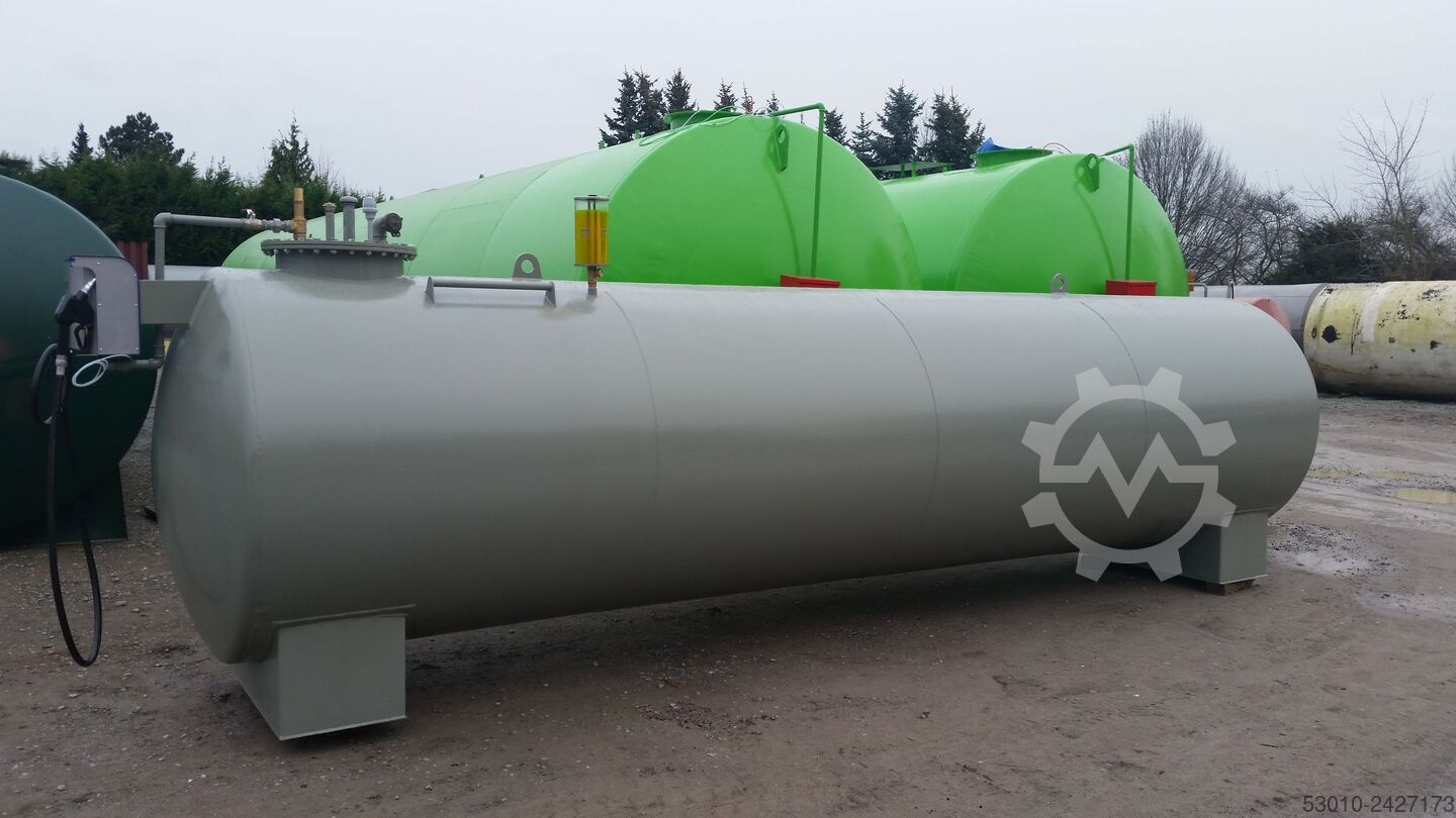 ▷ Dieseltank 13.000 Liter Tankanlage Wozniack Heizöltank