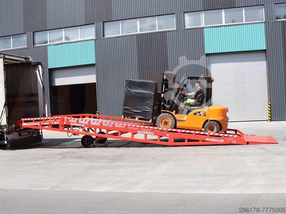 🏷️ AUSBAU - used Mobile loading ramp, yard ramp for sale