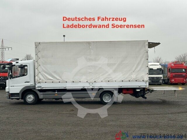 ▷ Used Flatbed + tarpaulin Mercedes-Benz Atego 816 Pritsche Plane LBW  Original 113.559km for sale 