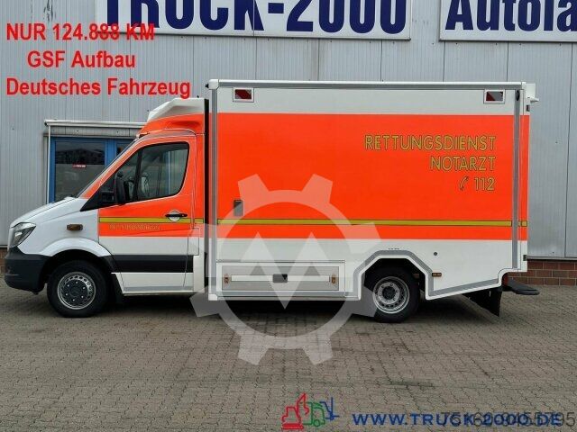 ▷ Feuerwehr/Rettung Mercedes-Benz Sprinter 519 CDI RTW Rettung Krankenwagen  124TKM gebraucht kaufen 