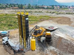 FABO Mobile Concrete Batching Plant 100 m3/h Mobile Concrete Batching Plant