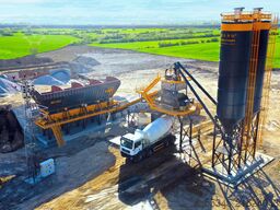 FABO Concrete Batching Plant 120 M3/H Compact Concrete Batching Plant