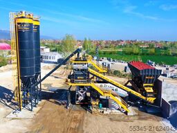 FABO Concrete Batching Plant 120 M3/H Compact Concrete Batching Plant