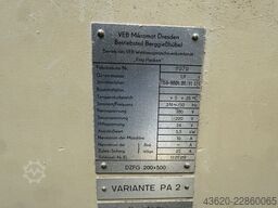 WMW MIKROMAT DZFG 200 x 500