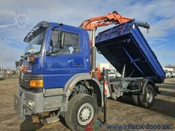 Mercedes-Benz Atego 1828 4x4 Atlas AK85.1 + FB +Kommunalplatte