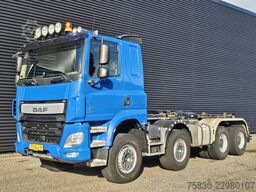DAF CF 460 8x4 / HIAB HOOKLIFT / RETARDER / SPRING ...