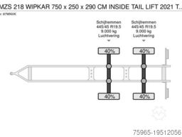 Draco MZS 218 WIPKAR 750 x 250 x 290 CM INSIDE T