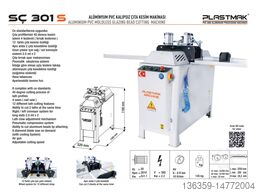 PLASTMAK PVC ALÜMİNYUM İŞLEME MAKİNELERİ PVC TEK KAFALI ÜRETİM MAKİNE SETİ