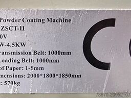 Iversen graphic ZSCT-2 + ZSCT-3 Pulverbeschichtungmasch.