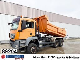 MAN TGS 33.440 6x6 BB, Stahlmulde ca. 10m³, hydr.