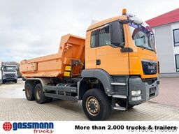 MAN TGS 33.440 6x6 BB, Stahlmulde ca. 10m³, hydr.