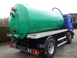 MAN 18.284 6CIL VACUUMTANK TOILET TRUCK,MANUAL POMP