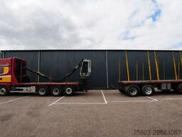 Scania R 580 V8 8X4 LOGTRANSPORT COMBI WITH KESLA 2112...