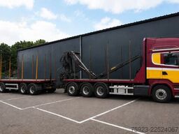 Scania R 580 V8 8X4 LOGTRANSPORT COMBI WITH KESLA 2112...