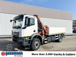 MAN TGM 18.320 4x4 BB, Kran Atlas AK 165.2E-A2, Funk