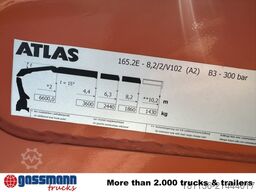 MAN TGM 18.320 4x4 BB, Kran Atlas AK 165.2E-A2, Funk