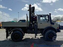 Unimog U5000 4x4 Atlas Kran 165.2E 16,5m Höhe + Winde