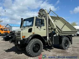 Unimog U5000 4x4 Atlas Kran 165.2E 16,5m Höhe + Winde