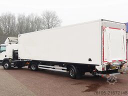 MAN TGM 15.290 Trekker + Heiwo city trailer geisole...