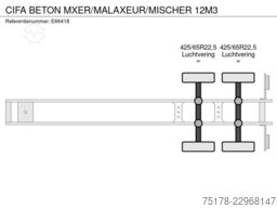 CIFA BETON MXER/MALAXEUR/MISCHER  12M3