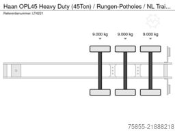 Haan OPL45 Heavy Duty (45Ton) / Rungen-Potholes / NL...