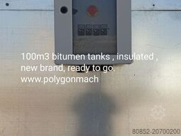 Polygonmach 1000 tons bitumen storage tanks