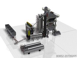 Polygonmach PBA-160 batch type stationary asphalt plant
