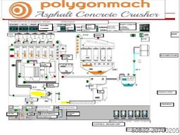 Polygonmach PBA-160 batch type stationary asphalt plant