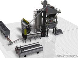 Polygonmach PBA-160 batch type stationary asphalt plant