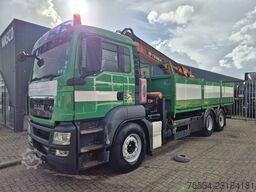 MAN TGS 26.400 6X2 Pritsche/ Crane Terex 210.2-A13 ...