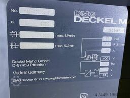 Deckel Maho DMG DMC 125 H duoBlock