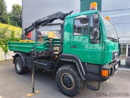 MAN LKW Kipper mit Kran und Holzgreifer 7731