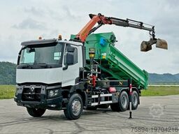 RENAULT C 430 *KIPPER 5,10 m + PK 16001 - K B* 6x4