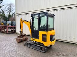 JCB 16C-1 /2021 BJ/829 H/verbr. Laufwerk/3xLöffel