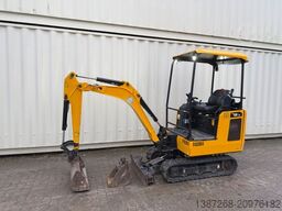 JCB 16C-1 /2022 BJ/ 991 H / verbr. Laufwerk/2xLöffel