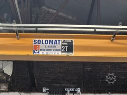 Demag Solomat Portalkran Stahlbau Gleise Donati Kettenzug 2t 2000Kg Länge 26x13m